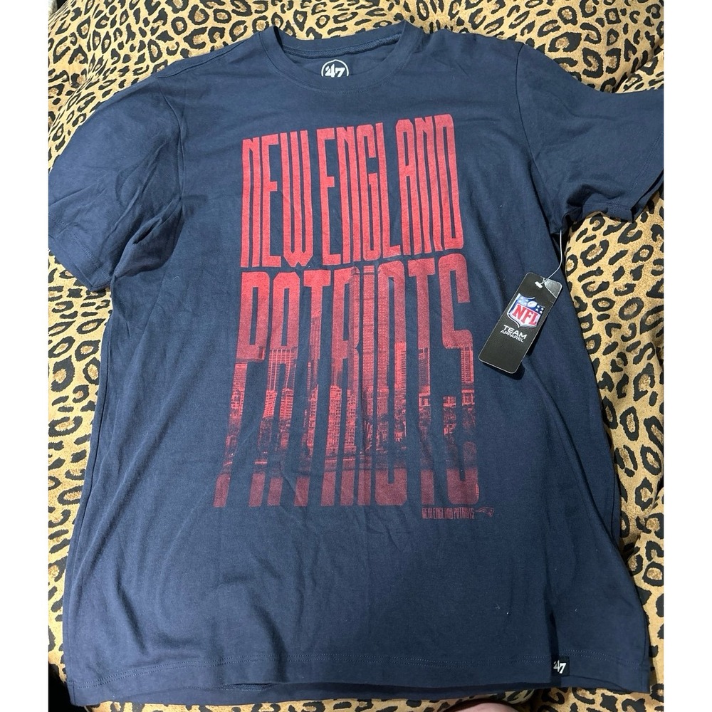 NEW '47 Brand NFL‎ Men's New England Patriots Tee, Size Medium